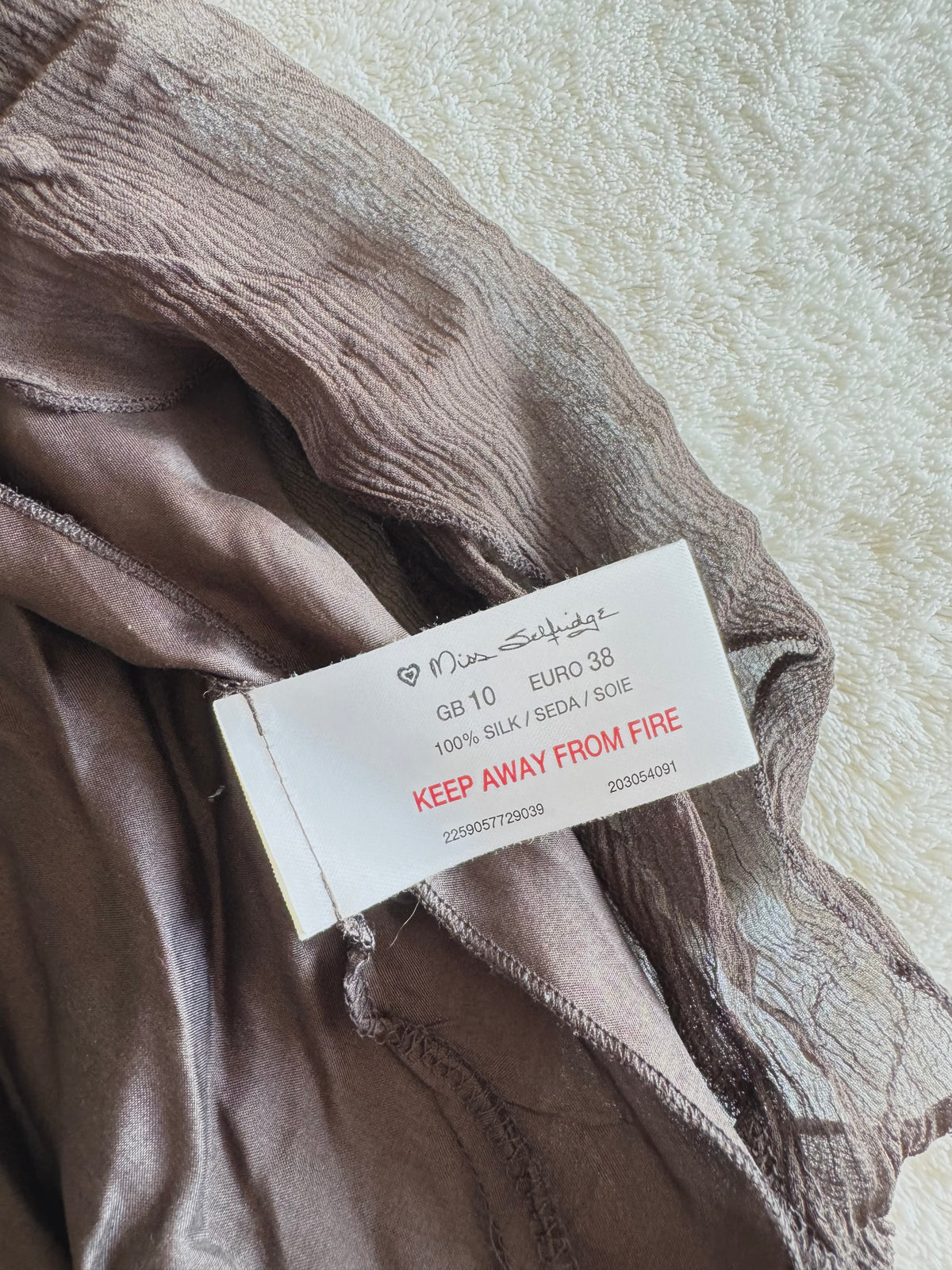 y2k vintage silk chocolate brown fitted asymmetrical fairy hem halterneck midi dress