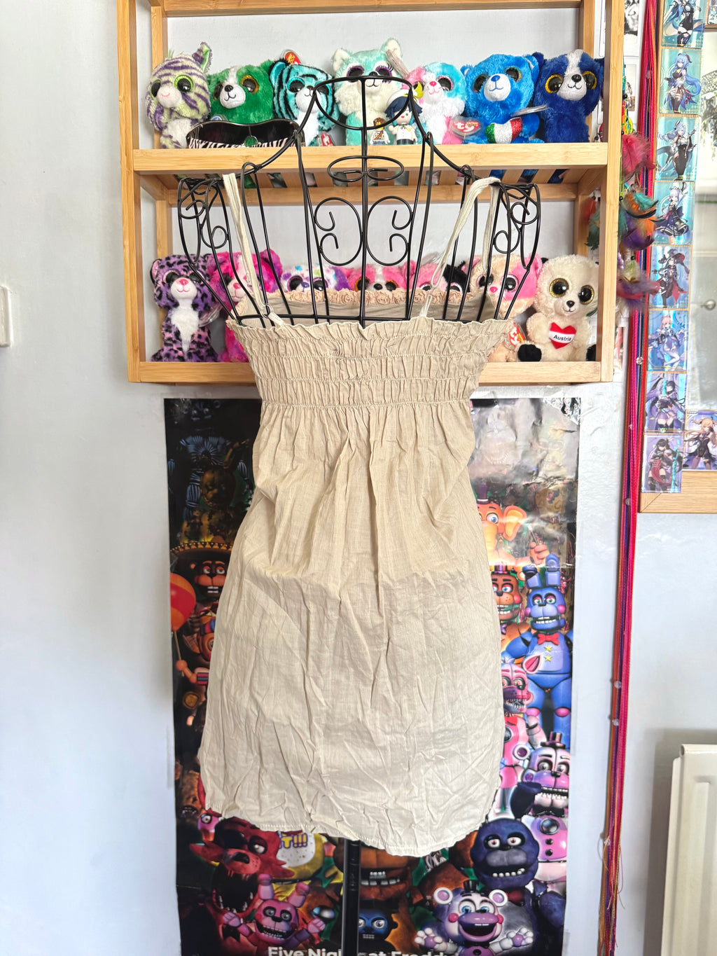y2k vintage fitted metallic graphic print cami top