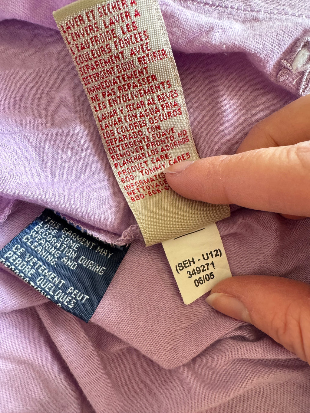y2k vintage fitted lilac tie back jewelled cami top