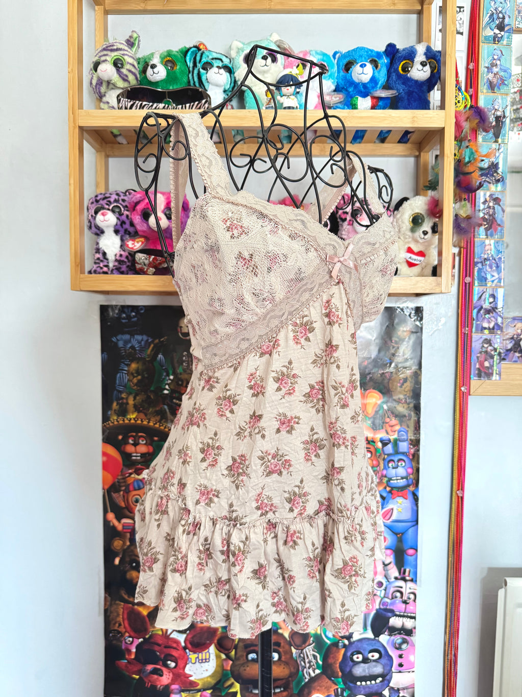 y2k vintage floral pattern lace trim cami top with sequins