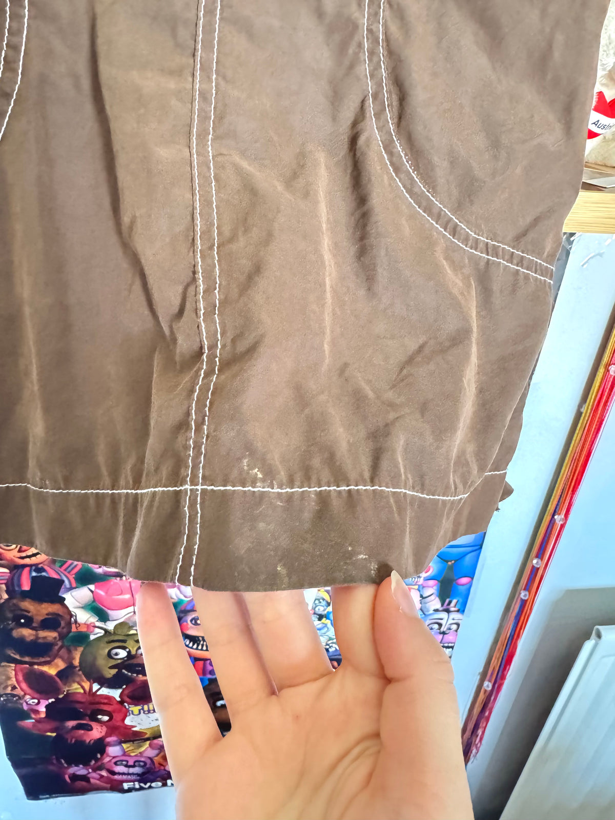y2k vintage chocolate brown ruffled button up sleeveless vest top