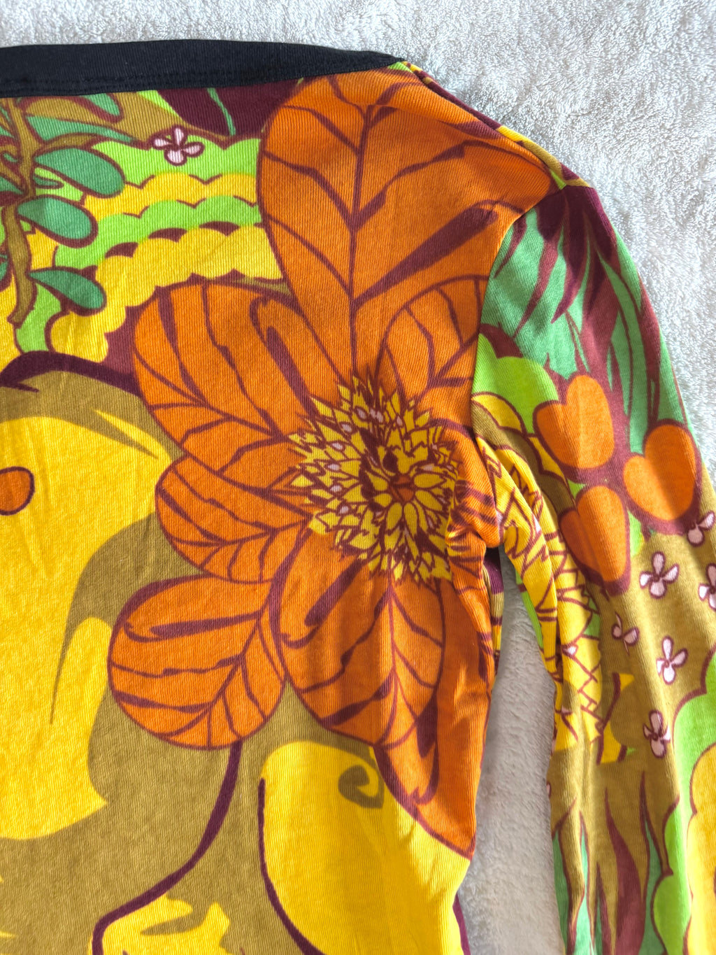 y2k vintage graphic flared sleeve deadstock hayes top
