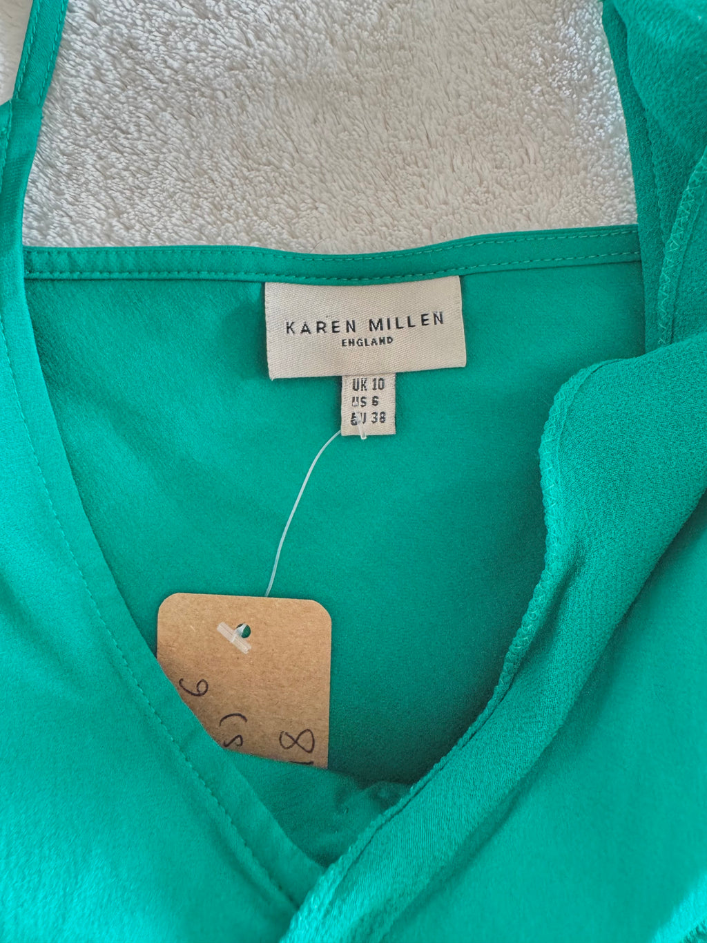 y2k vintage silk emerald green floral layered asymmetrical hem cami top
