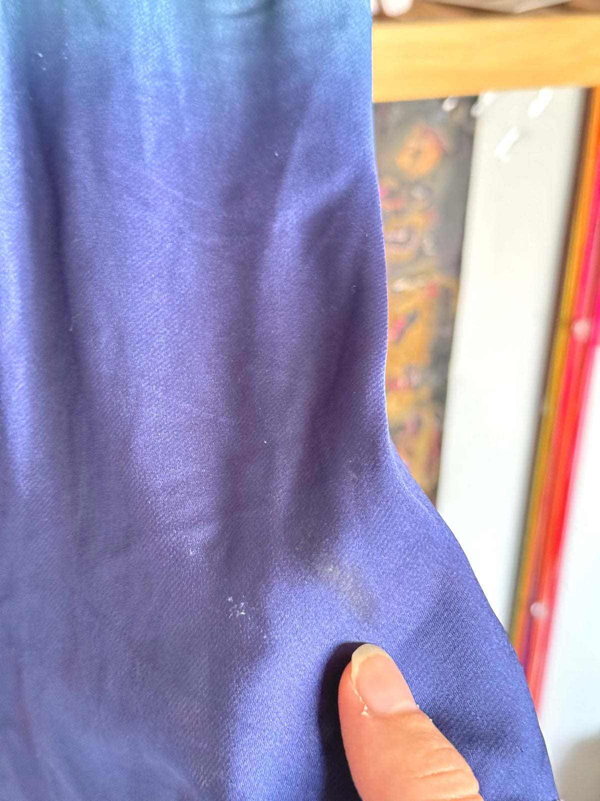 y2k vintage blue ombre effect fitted cami top with jewel embellishments ocean mermaid